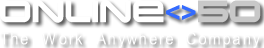 Online50 The Work Anywhere Company Logo